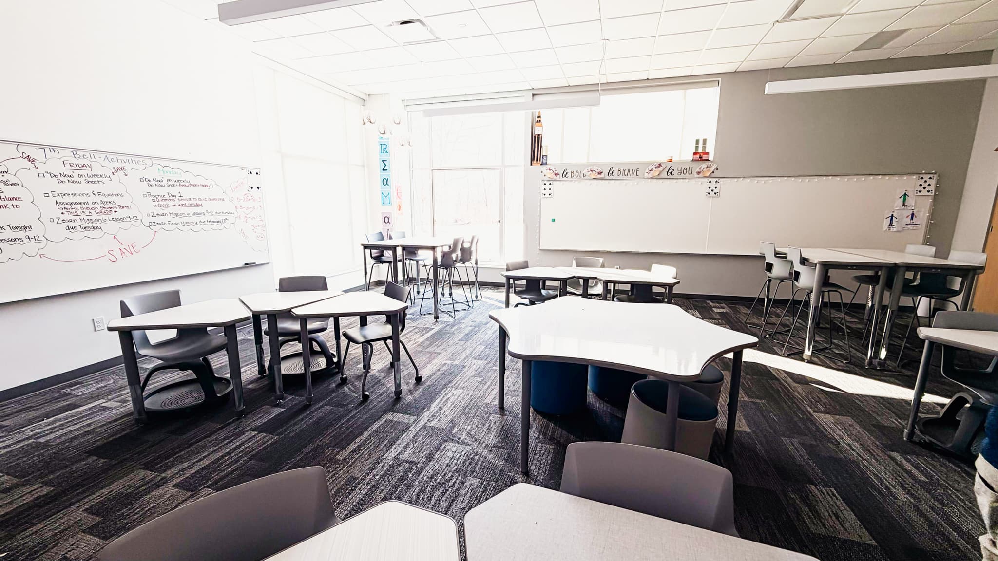 Modern classroom at Indian Hill Middle School
